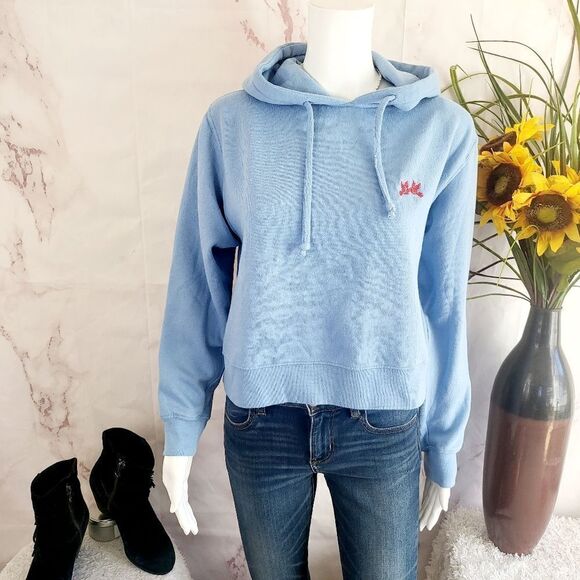 Sub Urban Riot soft knit blue hoodie - Picture 3 of 7